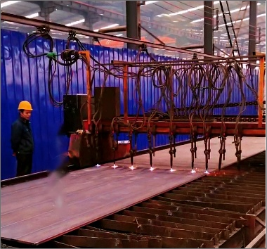 甘肃肃州钢结构车间数控等离子切割机